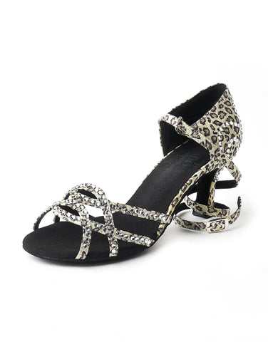 Ladies Latin & Ballroom Dance Shoes - Leopard Print